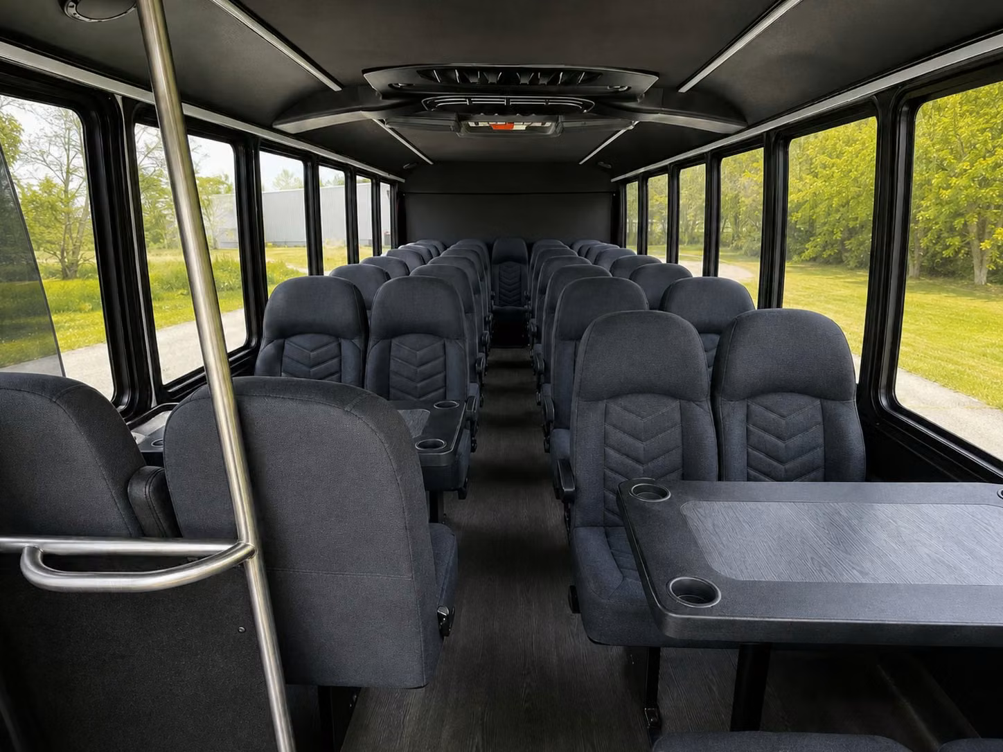 15 passenger minibus interior
