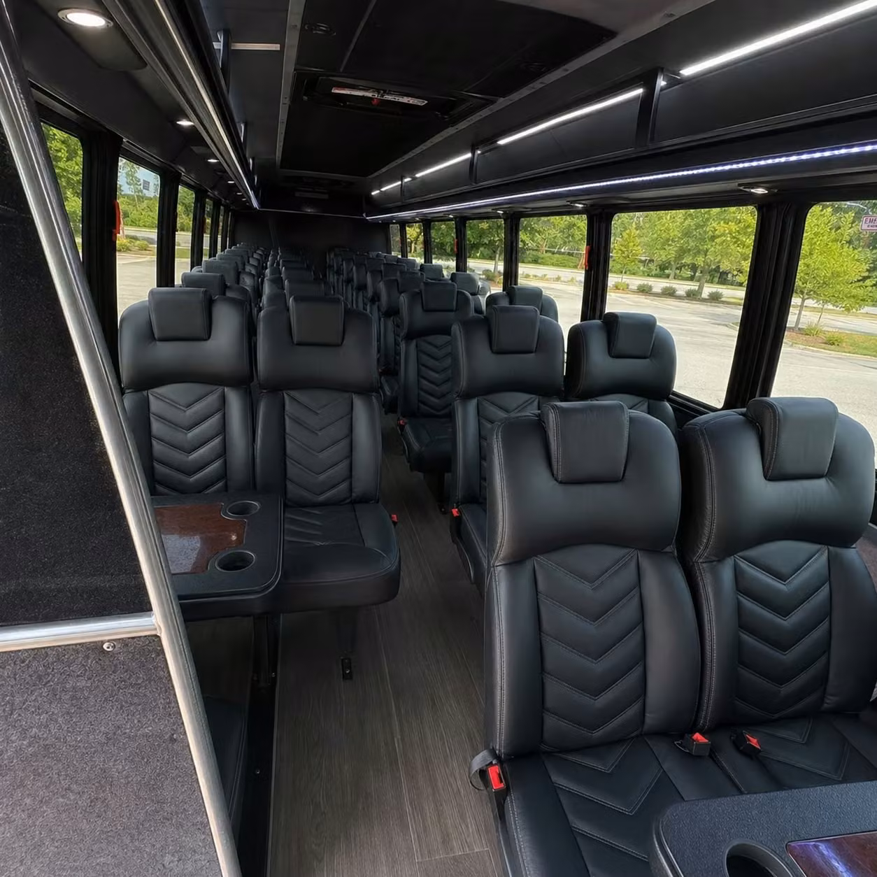30 passenger minibus inside