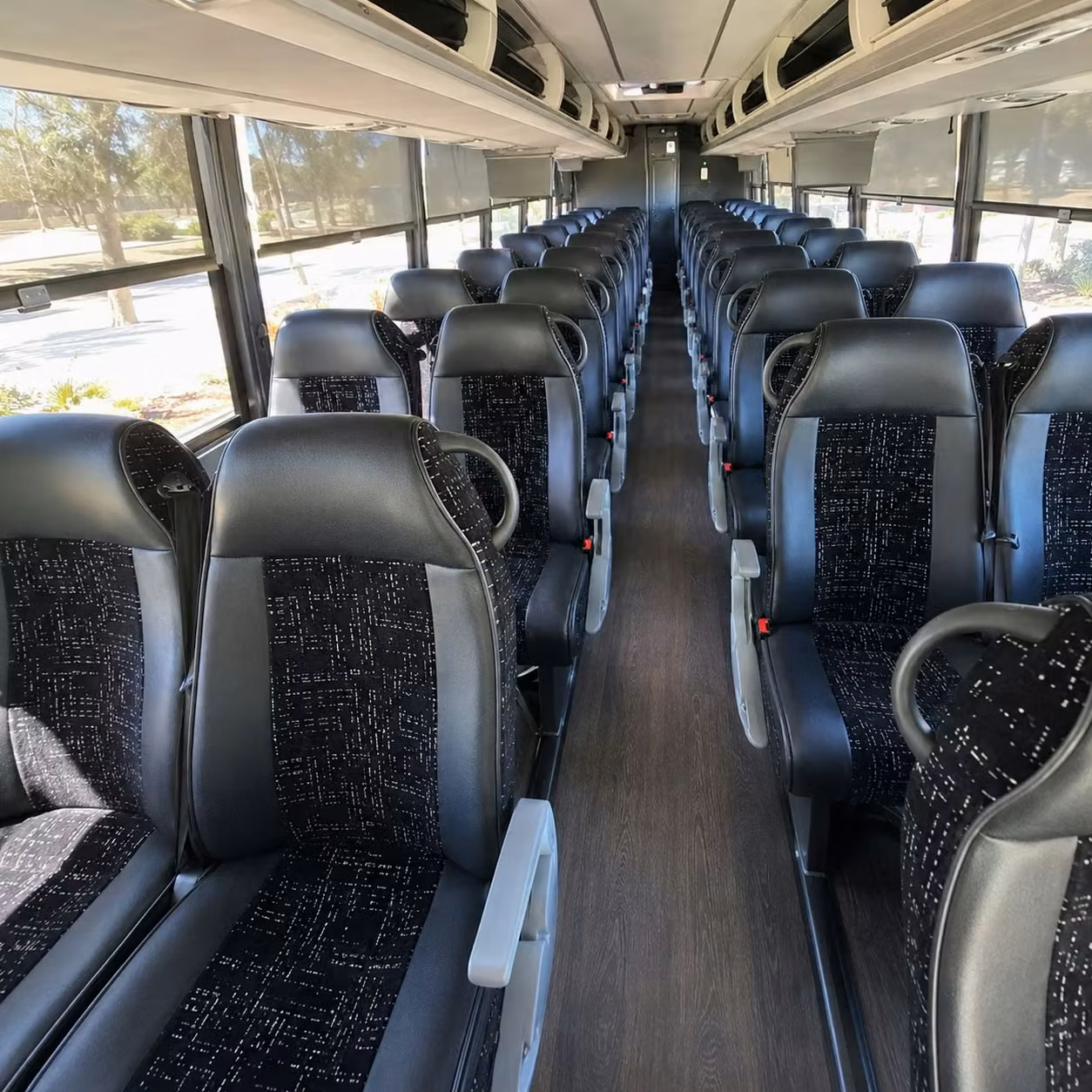 charter bus shuttles for san diego beach and waterfront wedding venues