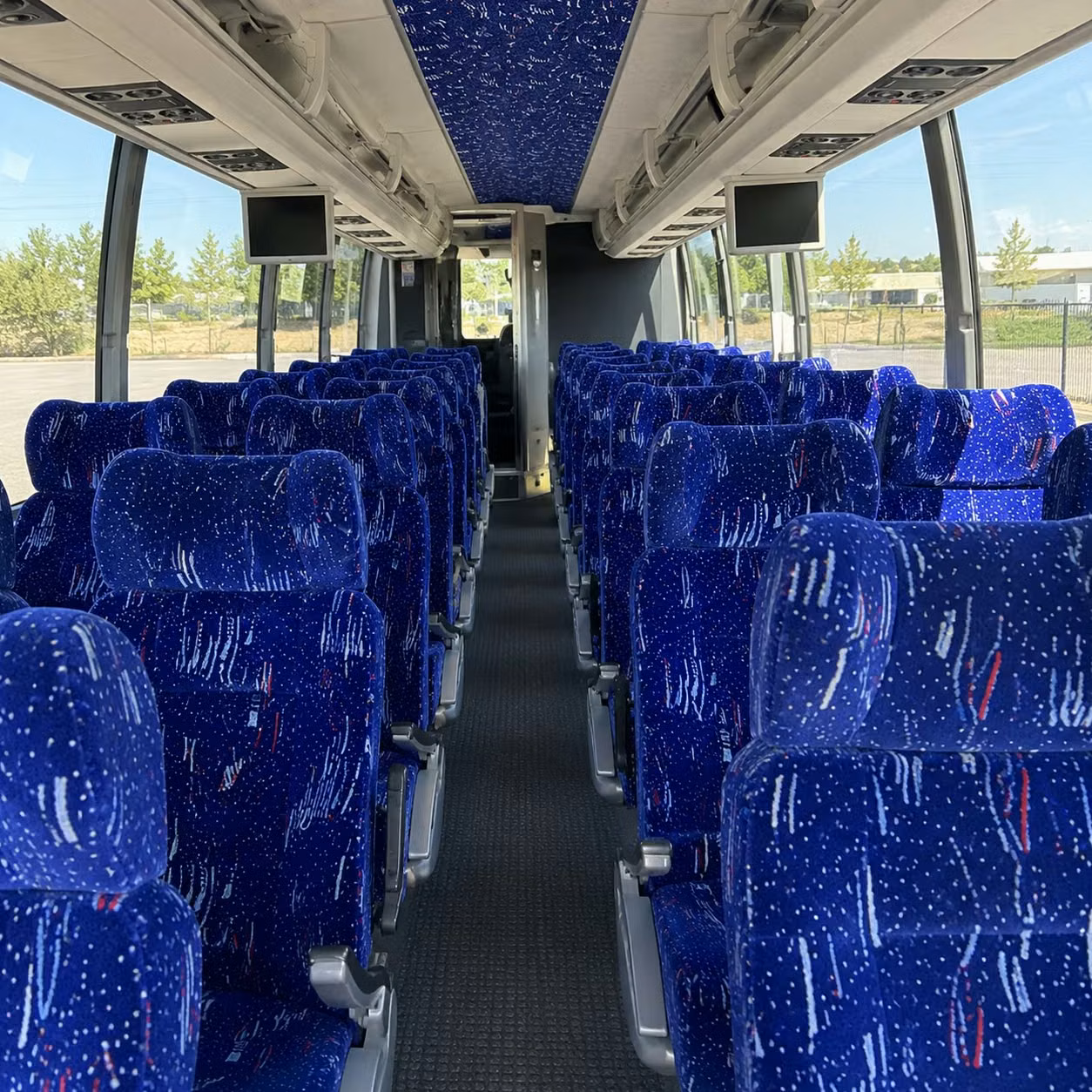 san diego charter bus interior