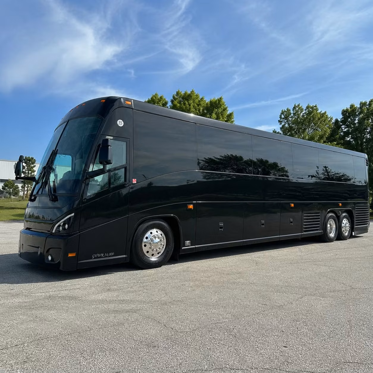 san diego charter bus rental exterior