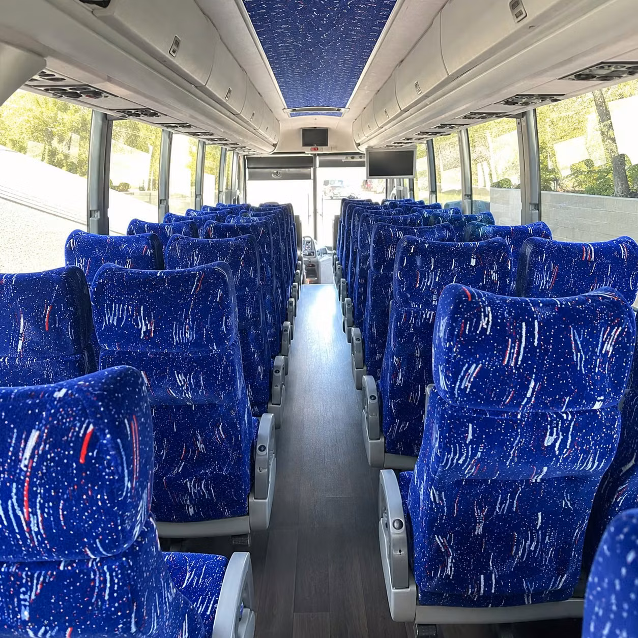 san diego charter bus rental inside